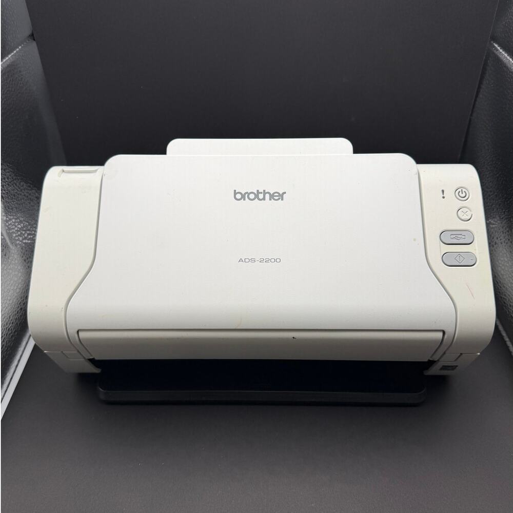 Brother ADS-2200 High Speed Color Duplex Scanner Tested No Power Cord